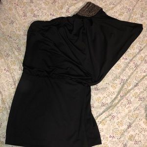 Short, black dress